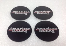 4 American Racing Wheel Rim Center Cap Emblem Sticker Decal 2 9/16" 64mm