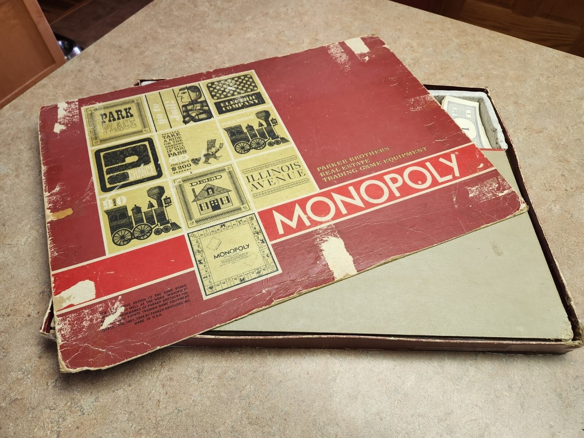 【激レア】 ヴィンテージ　MONOPOLY 　モノポリー　1964年版 激レア】 ヴィンテージ MONOPOLY モノポリー 1964年版