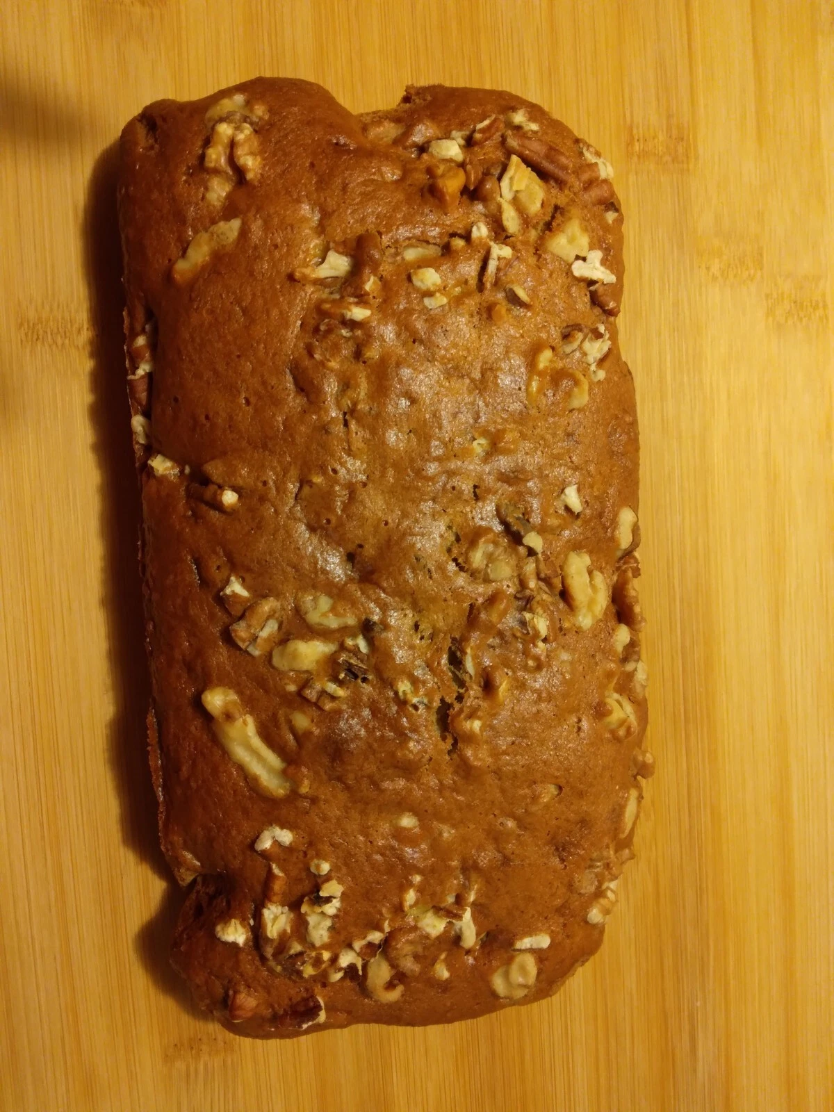 This homemade loaf pan is perfect for baking a delicious loaf of Pecan and Walnu