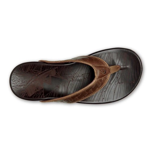 Sandalias Olukai para hombre talla 11 Hikianalia chanclas playa exterior - bronceado/java oscura - Imagen 11 de 19