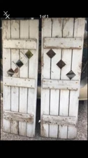 Vintage/Antique Board & Batten Shutters Cottage Chic! Shabby Chic