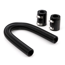 24 Stainless Steel Radiator Flexible Coolant Water Hose W Caps