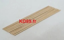 Bergeon 2583-30 3mm Pegwood CLEANING STICK IN  BEECH WOOD BUNDLE OF 20 PCES