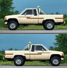 Retro Vinyl Decals Graphics Vintage Style Stickers For Classic Pickup