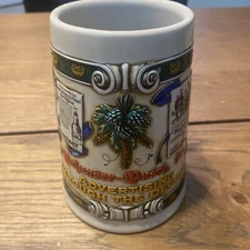 ANHEUSER BUSCH - Advertising Through the Decades Beer Mug Stein 1905-1914 