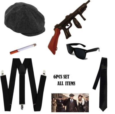 Kostüm Detective Peaky Blinders Gangster Al Capone 1920er Chicago