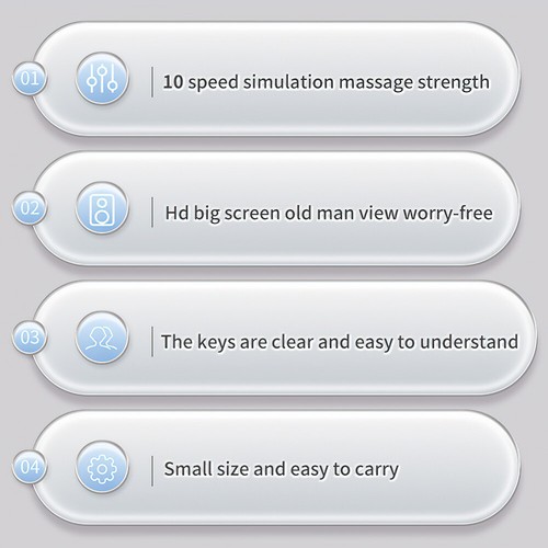 Tens Machine Therapy Pads Body Back Muscle Electrical Stimulator Massager Pulse - Picture 3 of 11