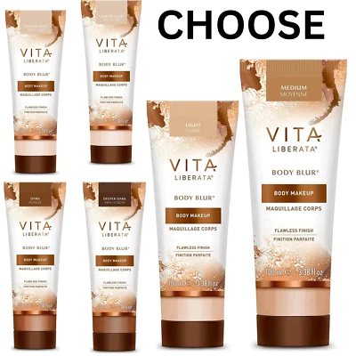 Vita Liberata Body Blur Body Make up Flawless Finish Choose Your Shade 100ml
