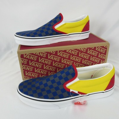 navy and red vans