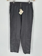NEW!! Faherty Arlie Day Linen Blend Pants Gray Sz XS Pull On Comfortable $139 U8