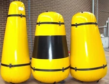 Inflatable Commercial 0.7mm PVC Swimming Water Barrier Racing Marker Buoy & Pump