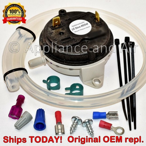 US Stove 80549 King/Ashley Pellet Air Pressure Switch Vacuum sensor