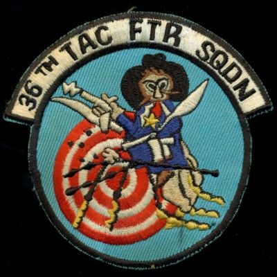 USAF 36th Tactical Fighter Squadron Patch S-12 | eBay