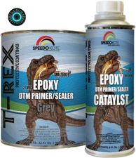 Speedokote Epoxy Fast Dry 2.1 Low Voc DTM Primer & Sealer Gray Quart Kit SMR-26