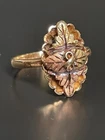VINTAGE BLACK HILLS MULTI-TONE GOLD RING SIZE 7.25