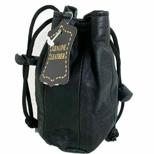 Genuine Leather Coin Purse Drawstring Soft Change Holder Men Women Many Colors - Picture 12 of 25