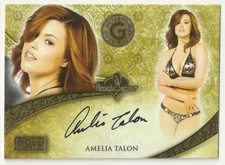 2016 BENCH WARMER - AMELIA TALON GOLD EDITION AUTO - PLAYBOY MODEL - YOU TUBER
