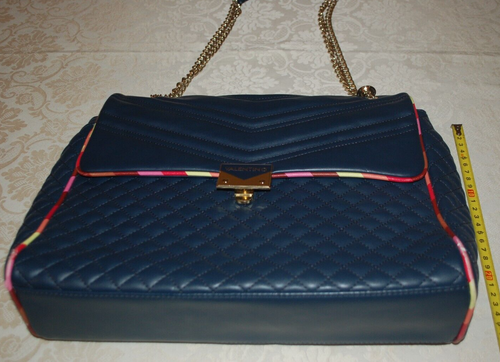 Mario Valentino Napoli, Borsa Blu, Pelle, usata, vedi nota! - Foto 5 di 10
