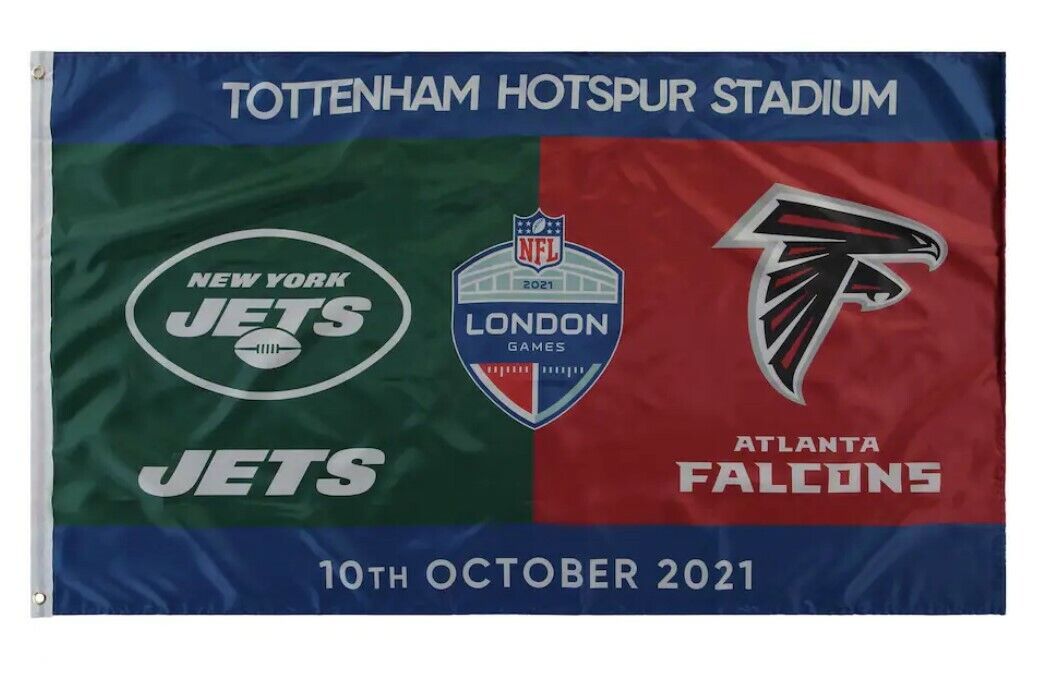  NFL London international series FLAG 2021 new  Atlanta Falcons  - New York Jets