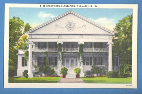 GEORGIA - THOMASVILLE, GREENWOOD PLANTATION PC. 2186