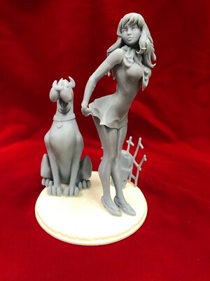 Daphne & Scooby Doo - Comic Fan Art - Resin - Model Kit - 1/6 or 1/8 Scale
