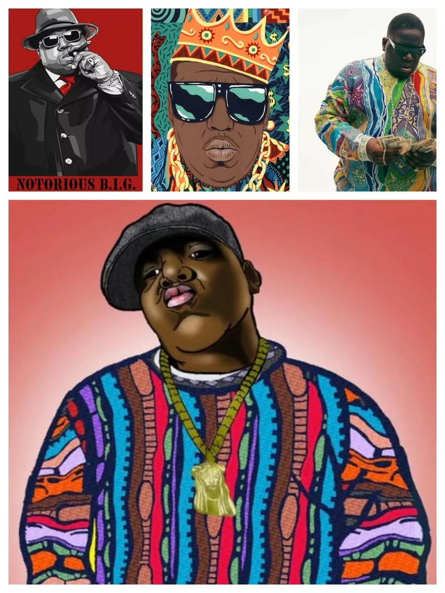 The Notorious Big Biggie Smalls Us Rapper Print Wall Home Decor - POSTER  20x30