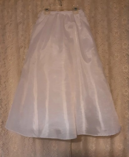 AW Awei Bridal Sz XS-S White Medium Fullness A-Line Slip Petticoat - 第 1/10 張圖片