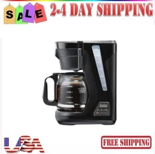 12 Cup Programmable Drip Coffee Maker with Strong Brew Selector, Stainless Steel