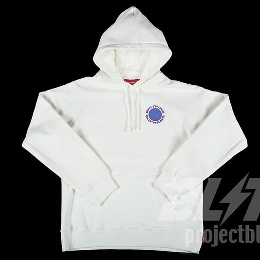 Sweat à capuche blanc SS18 SUPREME SPITFIRE TAILLE XL 2018