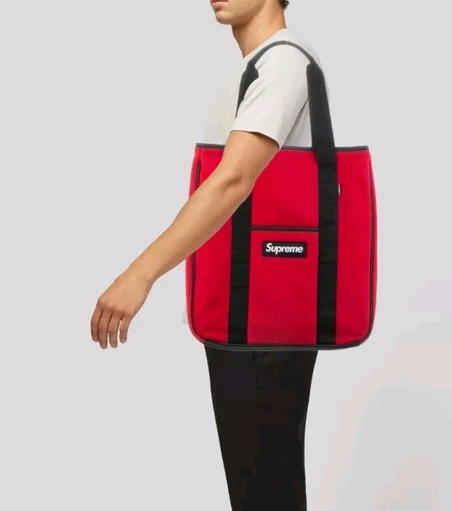Sac fourre tout polaire rouge FW17 Supreme Polartec 20L
