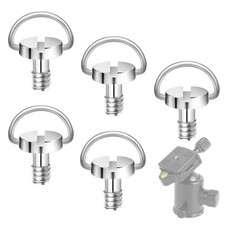20-1pcs Stainless Steel 1/4" Camera Tripod Screw Mounting Screw Adapter Quick Re