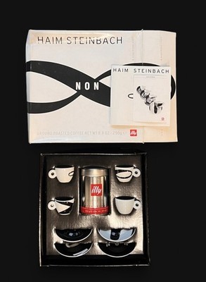 Illy Art Collection 2003 espresso set  Non/Infinity  by artist Haim Steinbach