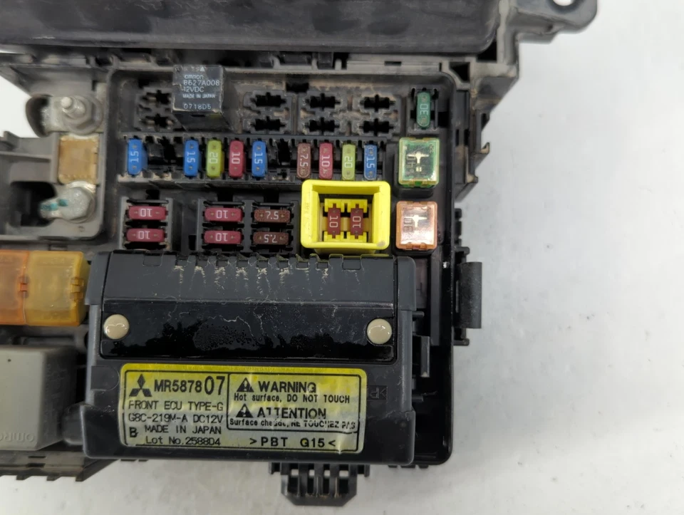 Módulo de relé de caja de fusibles Mitsubishi Galant 2008-2009 4831|pp-t10 AS7QC Foto 4 de 4