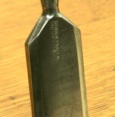 Antique Witherby 1 1/2  Beveled edge socket Chisel excellent Circa 1910