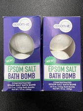 2x Epsom It Epsom Salt Bath Bombs 10 Oz Pack Concentrated Muscle Recovery Aids
