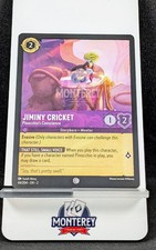 Jiminy Cricket Pinocchio's Conscience NM Disney Lorcana TCG non holo 44/204 EN2
