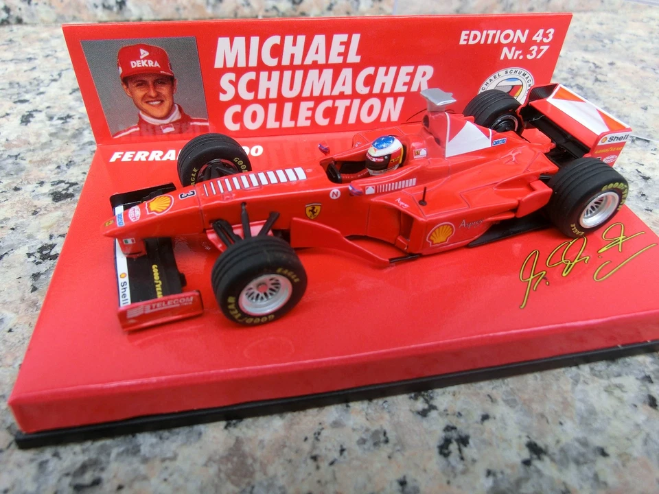 MINICHAMPS Michael Schumacher Collection 1:43 Ferrari F 300 Ed 43 No 37 #3 F1 98 - Bild 2 von 4