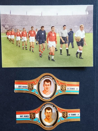 Ferenc Puskas Hungary '54 Blue Band Sportboek #62 Wright England & Amancio 