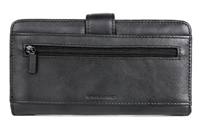 Julia Buxton Heiress Pik-Me-Up Checkbook Keeper Black