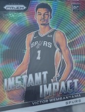 2023 Panini Prizm Instant Impact#3 Victor Wembanyama Silver Prizms