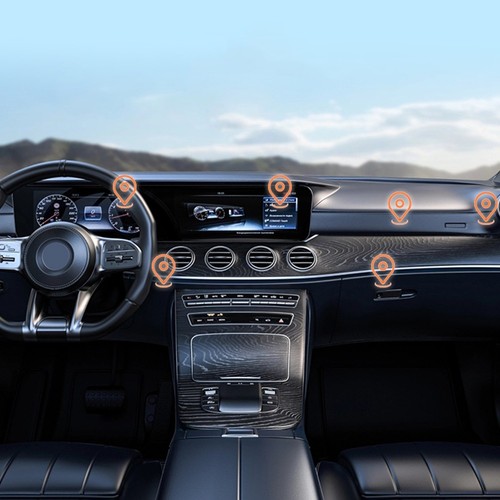 Support Smartphone Magnétique pour Tableau de Bord Voiture avec Angle de Vision - Photo 6 sur 12
