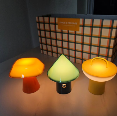 LUMENA Mood Light Gift Package SPACE S Cone Roof Pot Mini Lamp Set