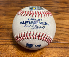 Jesus Sanchez Marlins Game Used Baseball 6/26/2025 vs Giants Hit OUT + Lopez HBP