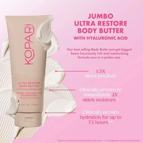 Kopari Ultra Restore Body Butter JUMBO Moisturizer for Dry Skin - Image 3 of 3