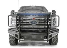 Fab Fours FS23-S5960-1 23-C F250/F350/F450 Black Steel Front Bumper Full Guard