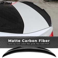 Fits 15-20 BMW 4-Series F82 M4 PSM Style Rear Trunk Spoiler Matte Carbon Fiber