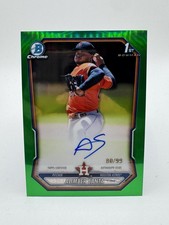 Alimber Santa Bowman Chrome 2026 Green Refractor /99 Auto