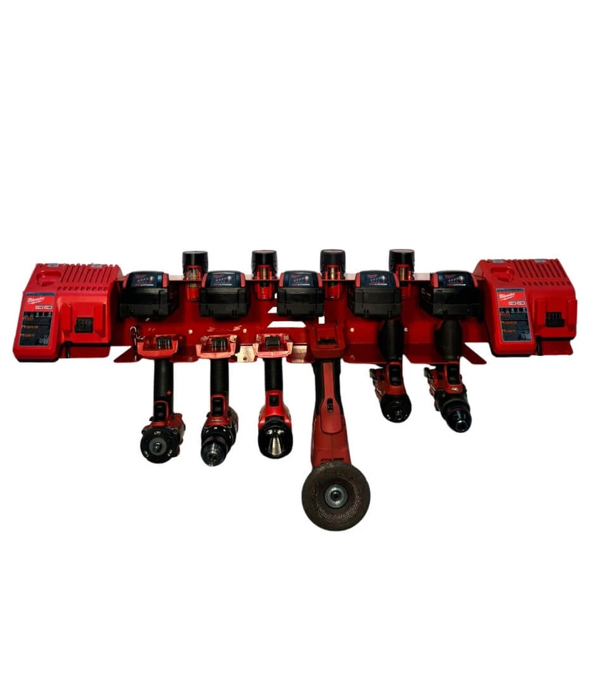 Milwaukee M18 and M12 Drill Battery Charging Station - Image 4 of 4