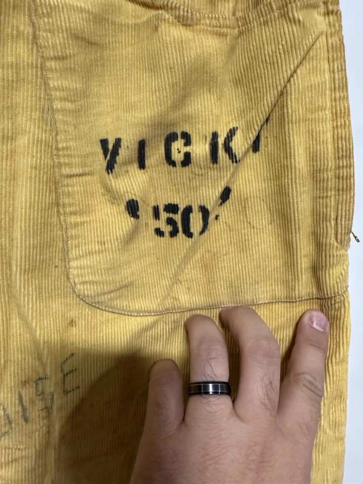 Винтажные Старшие Шнуры Вельветовая Юбка Ручная Роспись Boswell Индиана 50-е Редкие - Изображение 3 из 4