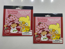 2024 Strawberry Shortcake WildBrain Scratch  Sniff Stickers 2 Pads of 120 240 